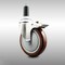Service Caster 5 Inch 316SS Maroon Poly Swivel 1 Inch Expanding Stem Caster Lock Brake SCC SCC-SS316TTLEX20S514-PPUB-MRN-1 - alternate 1